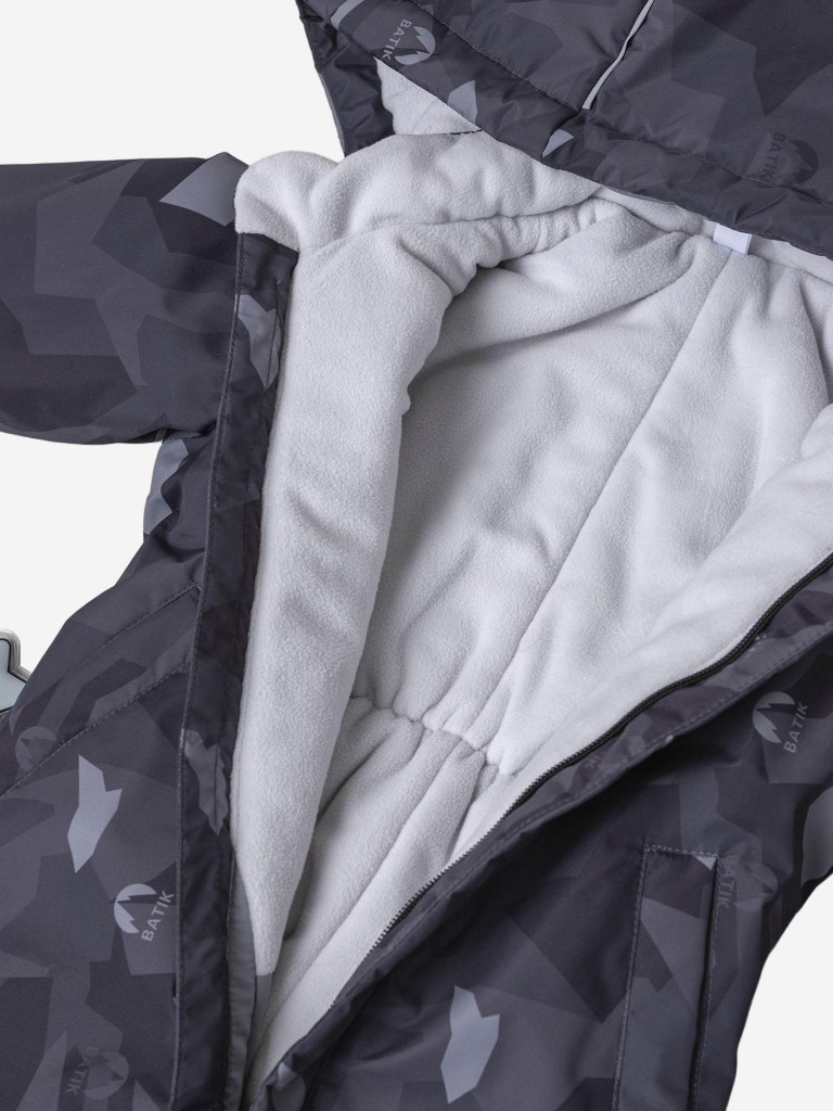 Кобинезон детский batik Брауни принт серый монохром