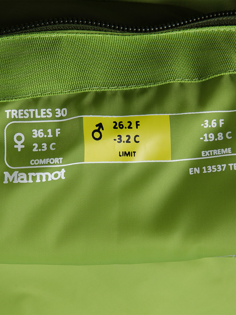 Спальный мешок Marmot Trestles 30 -3 левосторонний