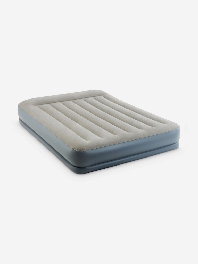 Кровать надувная Intex 64118 PILLOW REST MID-RISE, Queen, 152х203х30 см, с насосом 220В