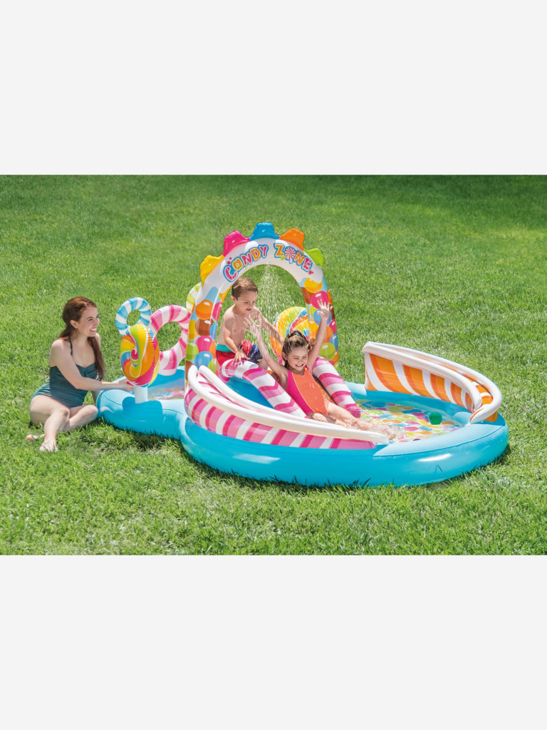 Детский надувной игровой центр Intex 57149NP "Candy Zone Play Center" 3+ 295х191х130 см