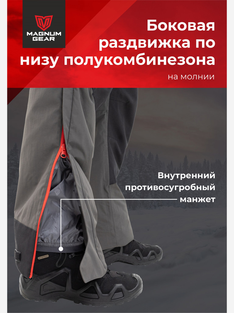 Костюм для рыбалки MAGNUM GEAR RUBICON -15° С серый