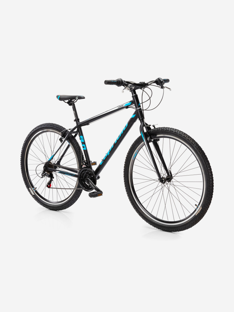 Велосипед CAPRIOLO MTB LEVEL 9.0 (3 X 6), рама алюминий 19'', колёса 29'' (чёрный - синий)
