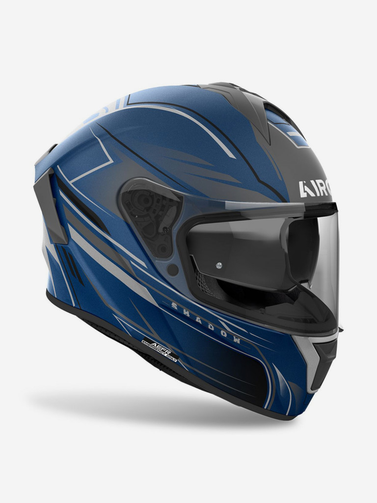 Мотошлем Интеграл Airoh SPARK 2 SHADOW Blue Matt