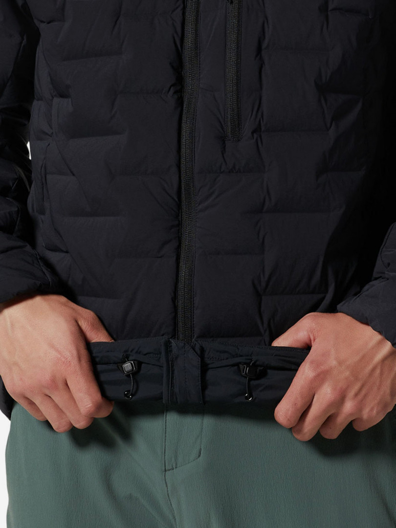 фото Пуховик мужской mountain hardwear stretchdown, черный