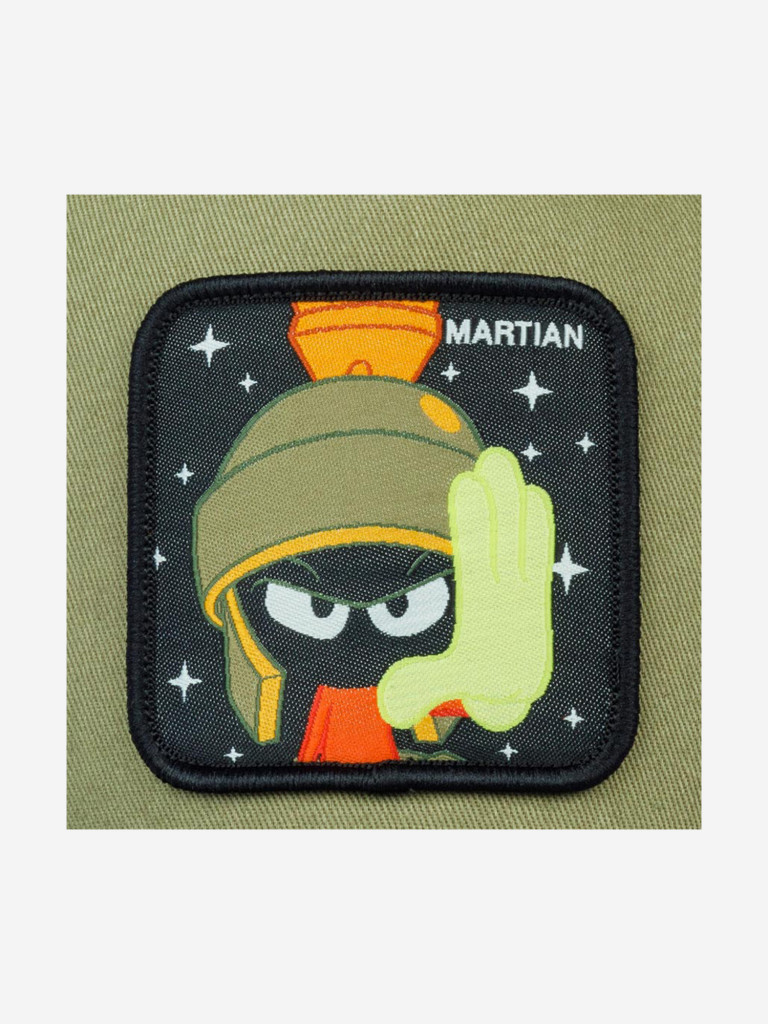 Бейсболка с сеточкой CAPSLAB CL/LOO/1/MAR2 Looney Tunes Marvin the Martian (оливковый)