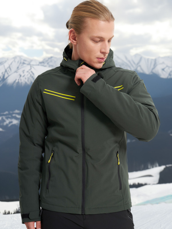 Куртка утепленная мужская IcePeak Festus арт. 656130839QQ зеленый цвет — купить за 15819 руб. со скидкой 30 %, отзывы в интернет-магазине Спортмастер