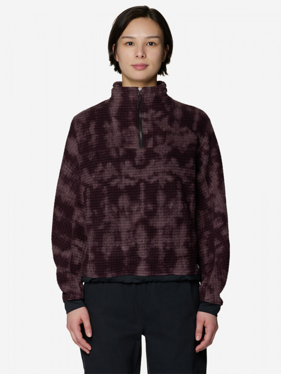 Толстовка женская Mountain Hardwear Summit Grid Big Grid Half Zip