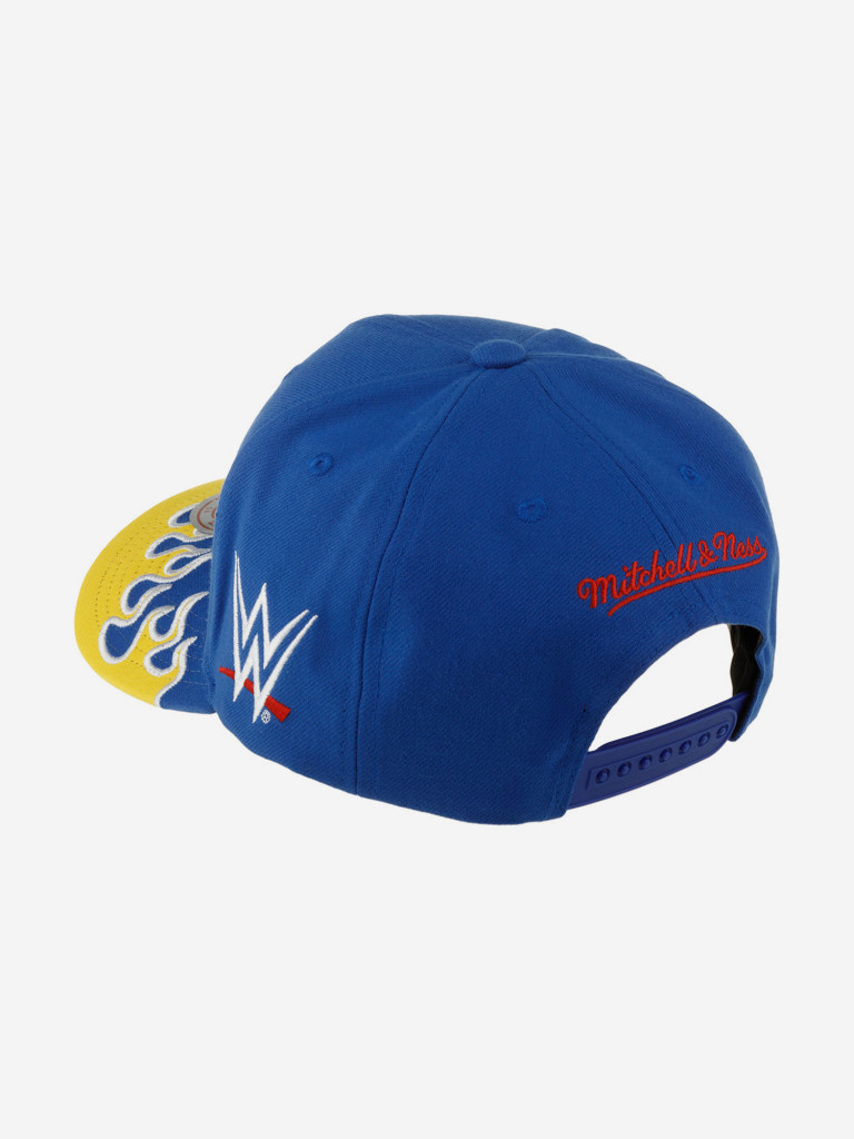 Бейсболка MITCHELL NESS HP8264-TTTBLUE Jake The Snake WWE (синий)