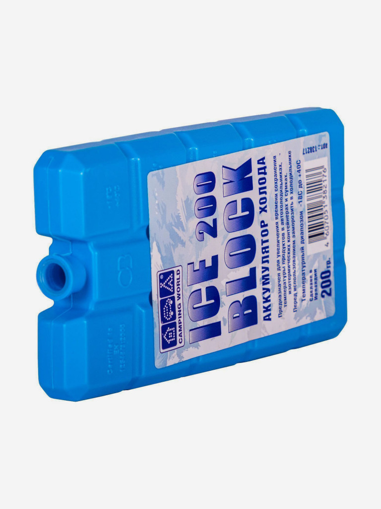 Аккумулятор холода Camping World Iceblock 200 гр Синий цвет — купить за ...