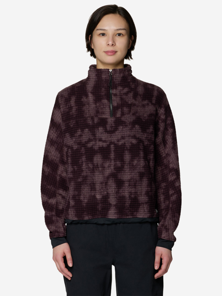 Толстовка женская Mountain Hardwear Summit Grid Big Grid Half Zip