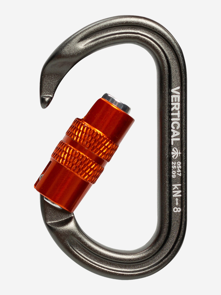 Карабин вспомогательный "Микрозамок" (microlock) овал автомат. Вертикаль