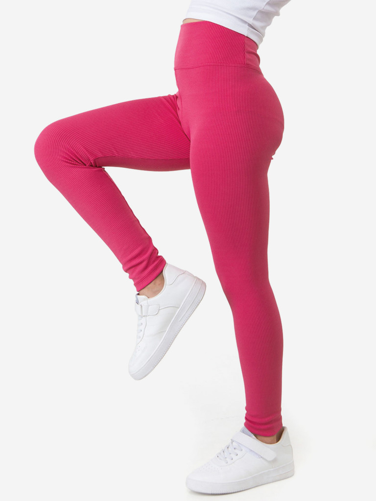 девочки в леггинсах Легинсы для девочек в рубчик Happyfox фуксия цвет — купить за 799 руб. со скидкой 50 %, отзывы в интернет-магазине Спортмастер