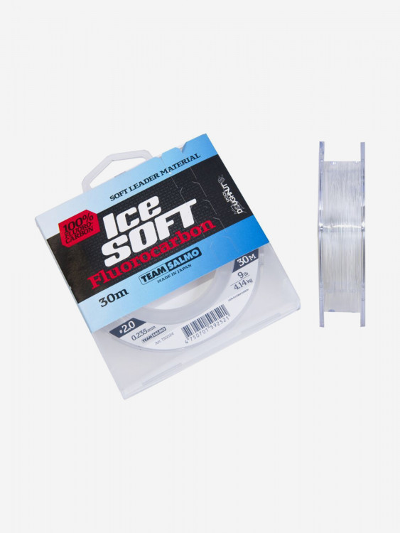 Леска флюорокарбон для зимней рыбалки Team Salmo ICE SOFT FLUOROCARBON длина 30 м, диаметр 0,23 мм