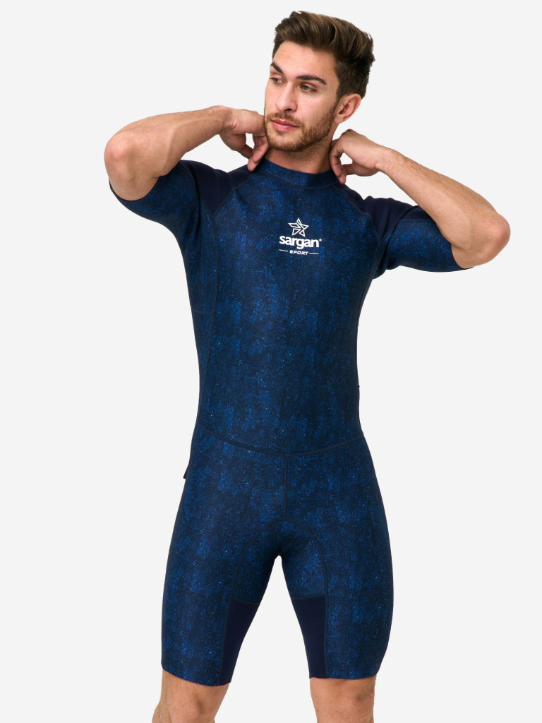 Гидрокостюм неопреновый короткий мужской 2мм SARGAN Sport