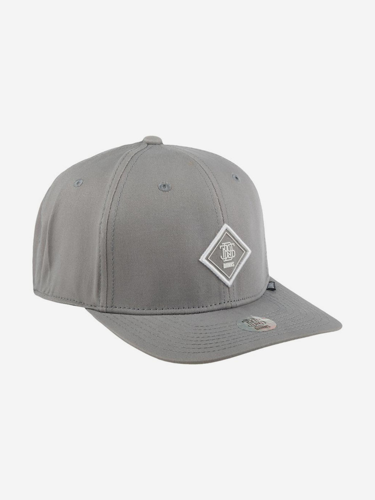 Бейсболка DJINNS 6P TrueFit 2.0 Cap Brushed Twill (серый)
