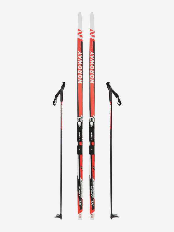 Комплект лыжный детский Nordway арт. 15JNR красный цвет — купить за 2799 руб. со скидкой 30 %, отзывы в интернет-магазине Спортмастер (Нет в наличии)