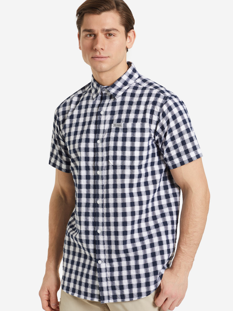 Рубашка мужская Columbia Brentyn Trail SS Seersucker Shirt