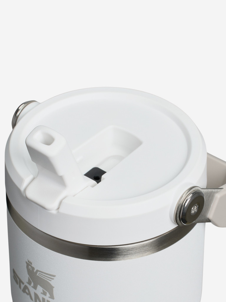 Термокружка Stanley IceFlow Flip Straw 2.0 Tumbler, 600 мл, белая