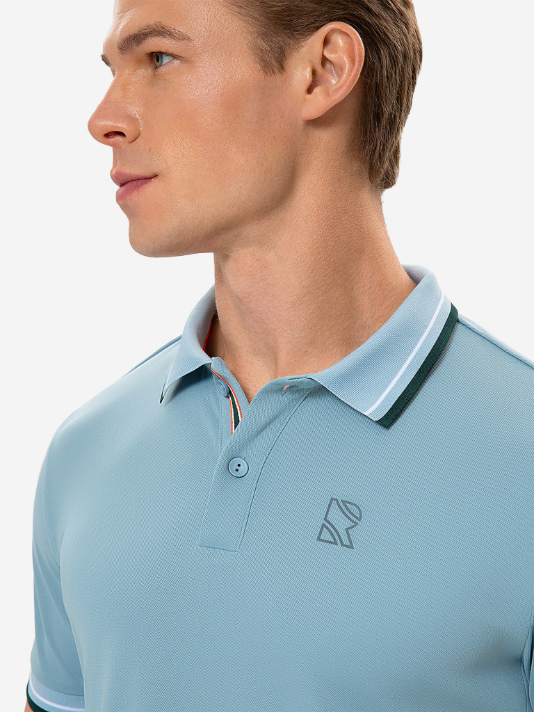 Поло мужское RAQUETA SPORT мужское Deporte, Dusty Blue