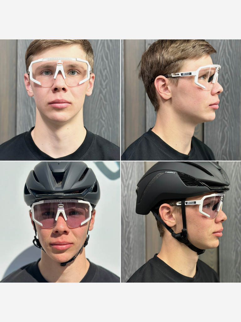 Очки спортивные Scicon AeroScope оправа White Gloss линза Photochromic Silver