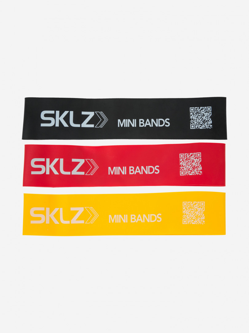 фото Набор эластичных лент sklz mini bands, мультицвет