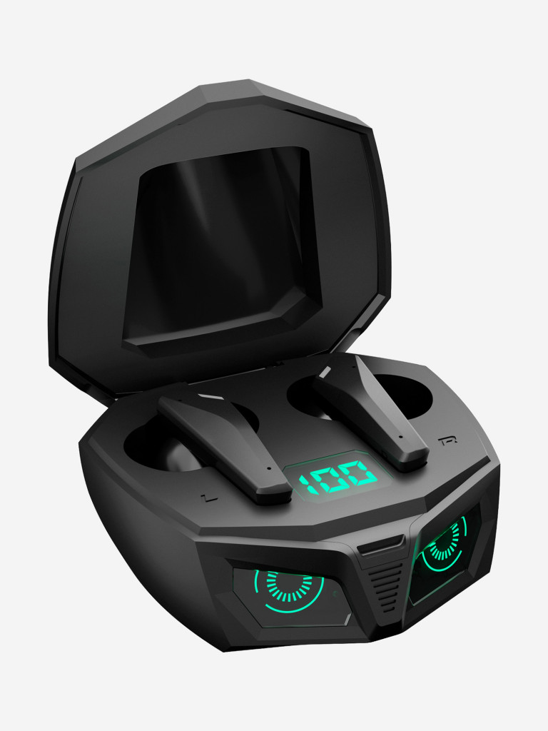 Беспроводные наушники с микрофонома AB-08, BT 5.4, Gaming, LED, 400 мАч