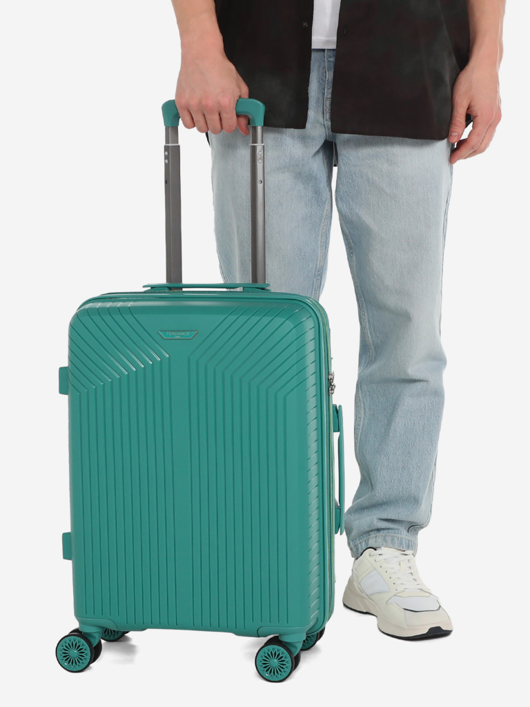 Чемодан маленький на колёсах ручная кладь TENDANCE S