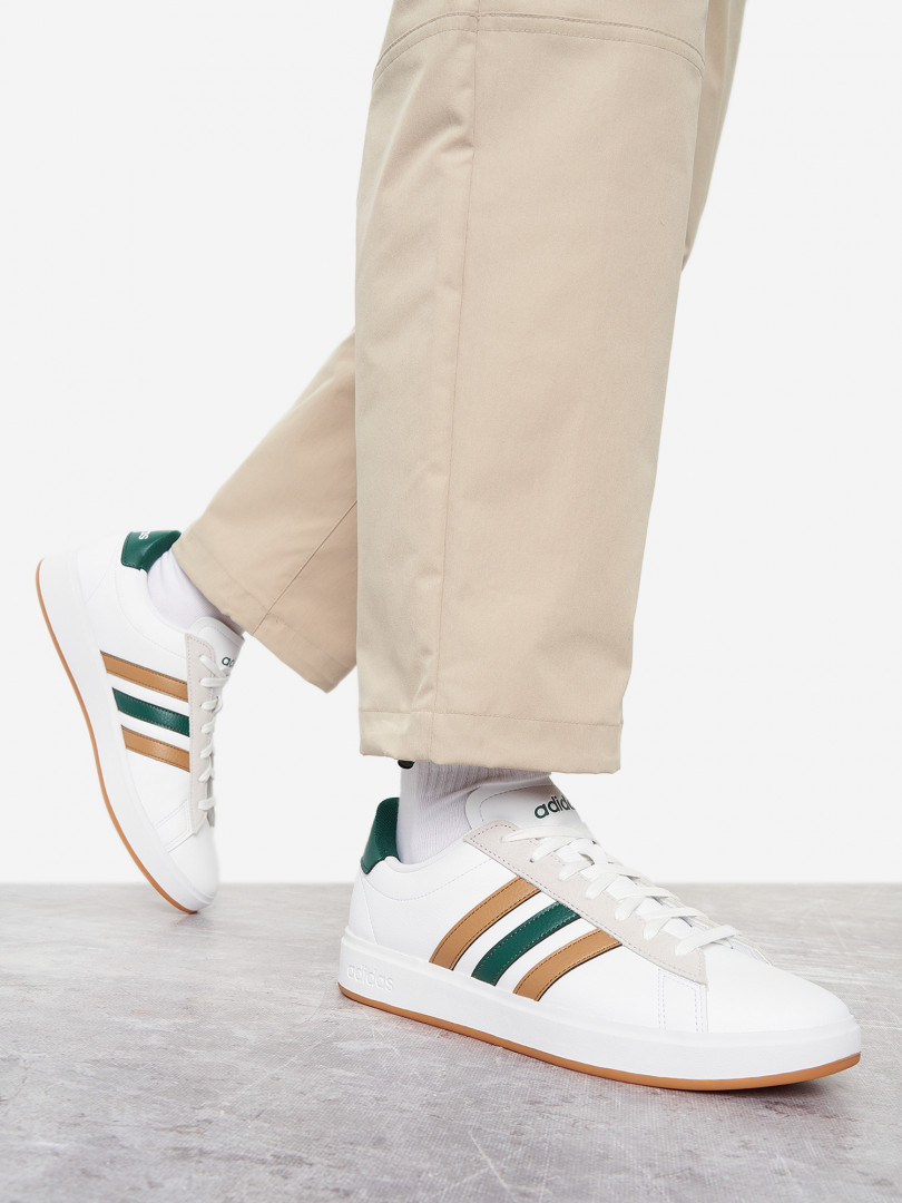 фото Кеды мужские adidas grand court 2.0, белый