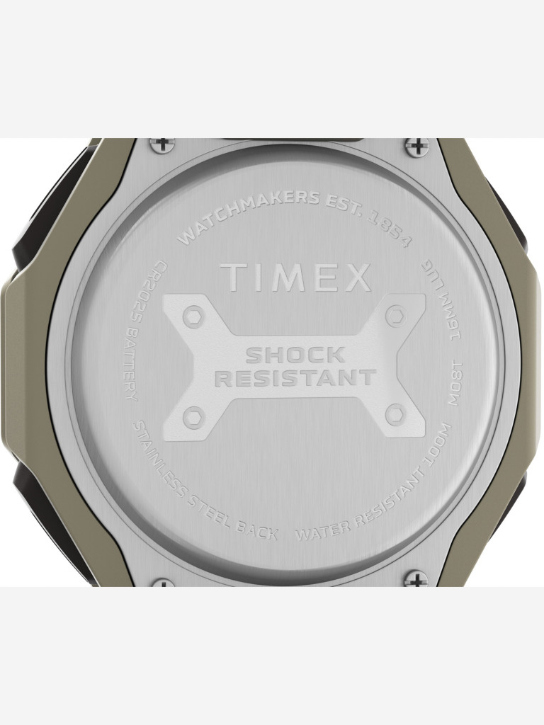 Спортивные часы TIMEX TW2V35500, Кварцевые, 45 мм, с подсветкой Indiglo