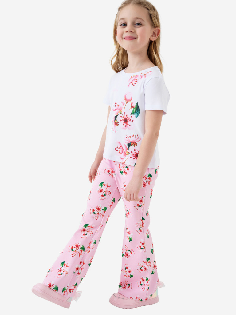 Комплект для девочек: футболка, брюки PlayToday