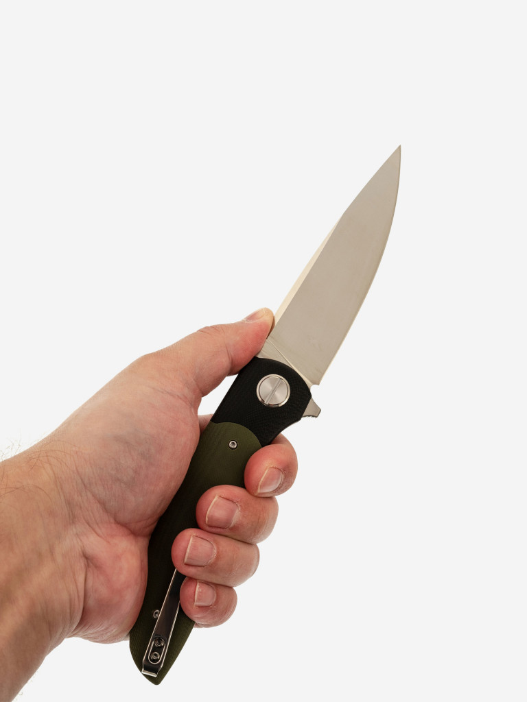 Складной туристический нож Honor Tirex Green, сталь D2