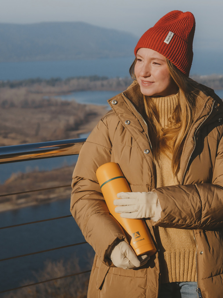 Термос вакуумный Арктика 1 л, морошка