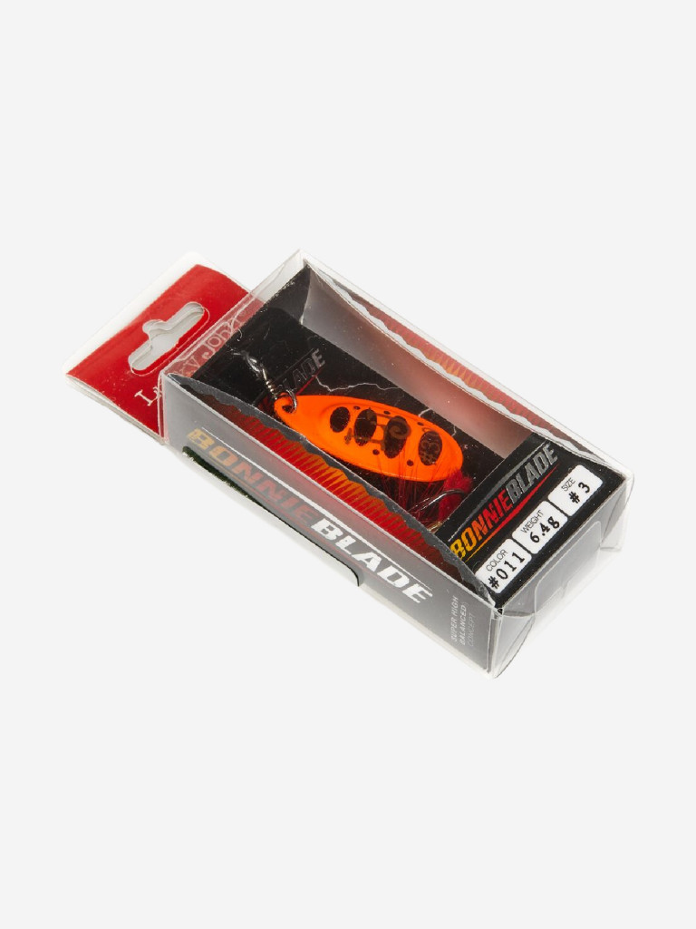 Блесна вращающаяся Lucky John BONNIE BLADE 3, вертушка LJBB03-011 в блистере, вес 6.4 г