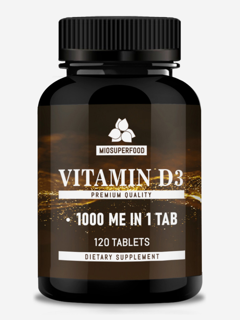 Комплекс Витамин Д3 1000 МЕ №120 Miosuperfood