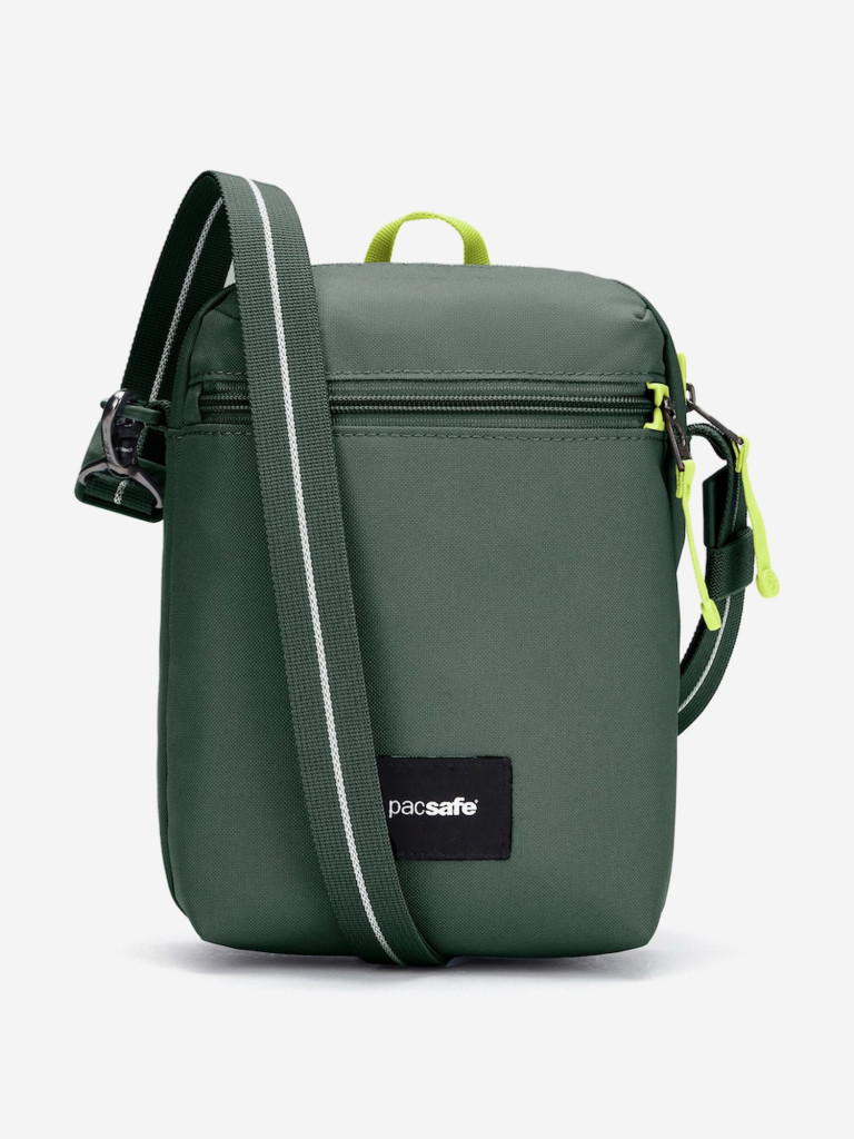 Сумка антивор Pacsafe GO Festival Crossbody, зеленый, 4,5 л.