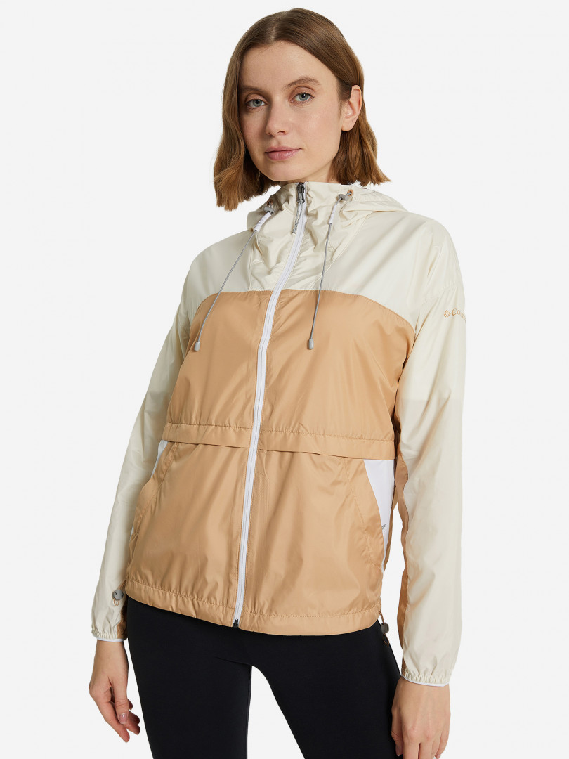 фото Ветровка женская columbia alpine chill windbreaker, бежевый