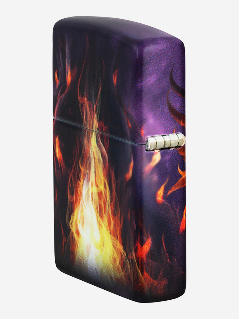 Зажигалка бензиновая ветроустойчивая Zippo Glowing Dragon Glow In The Dark Green