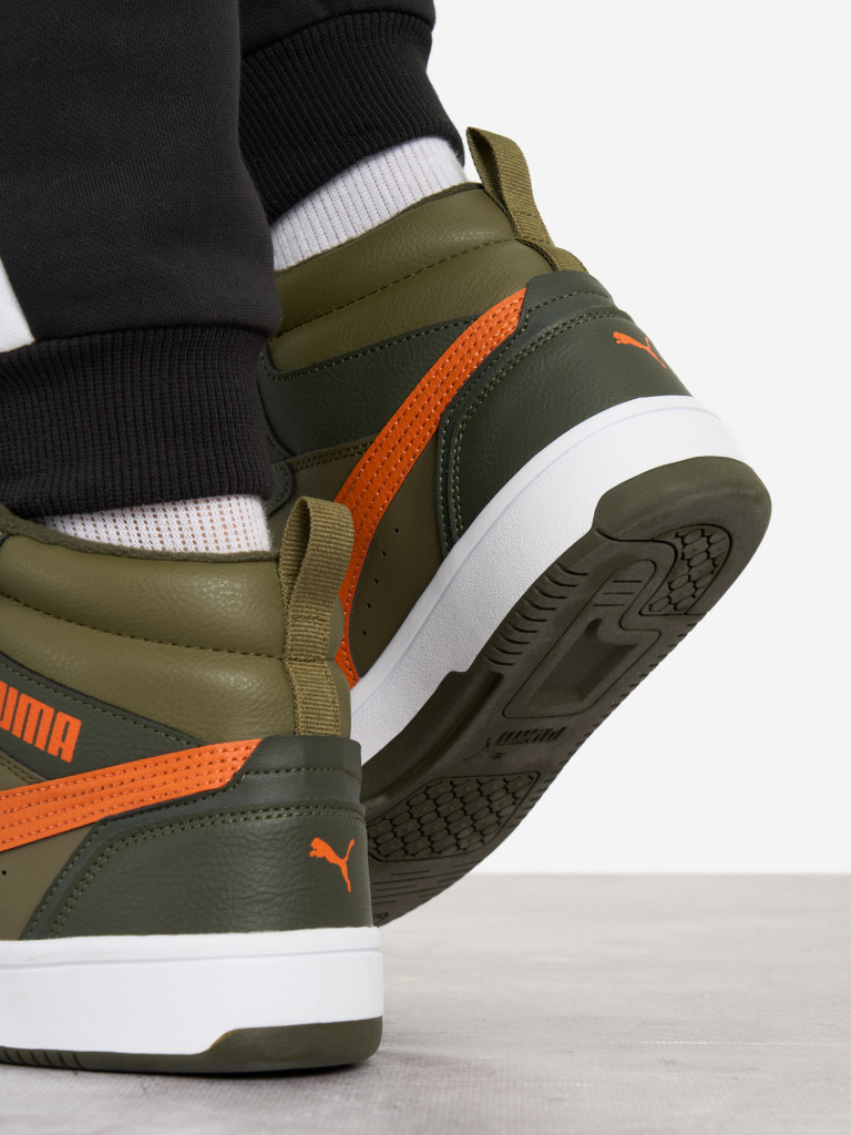 Кеды утепленные для мальчиков PUMA Rebound V6 Mid WTR Jr