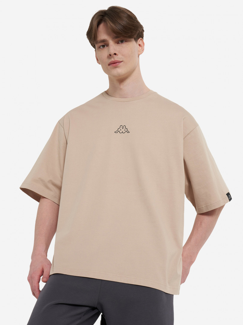 Футболка мужская оверсайз Kappa Бежевый 1999₽