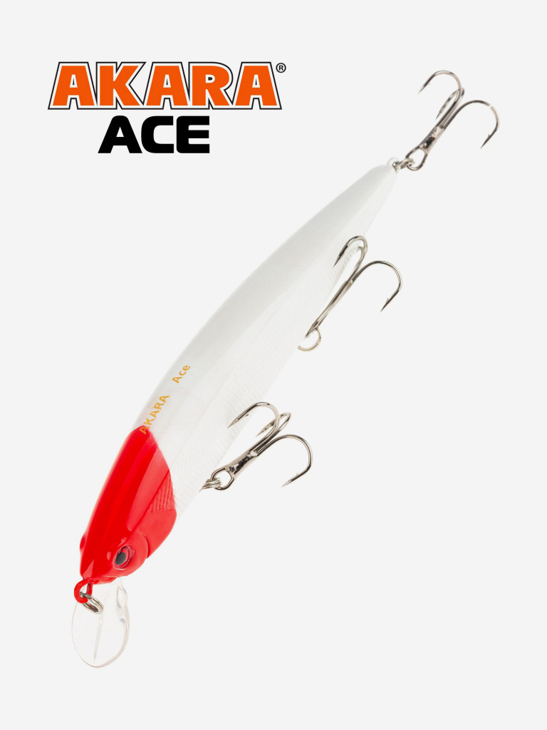 Воблер Akara Ace 130SP 22 гр. минноу, суспендер. твичинговый, на щуку, судака A1