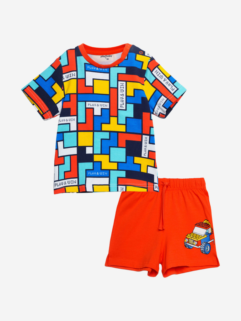 Комплект для мальчиков: футболка, шорты PlayToday