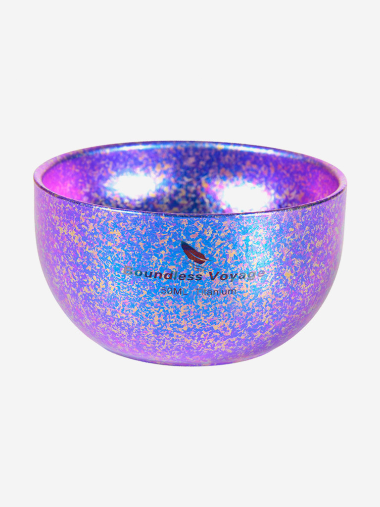 Титановые пиалы Boundless Voyage для чая, 50 мл, набор 4 шт.