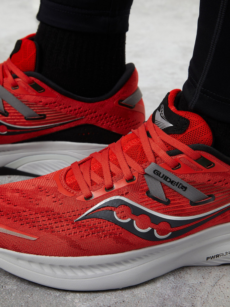 фото Кроссовки мужские saucony guide 16, красный