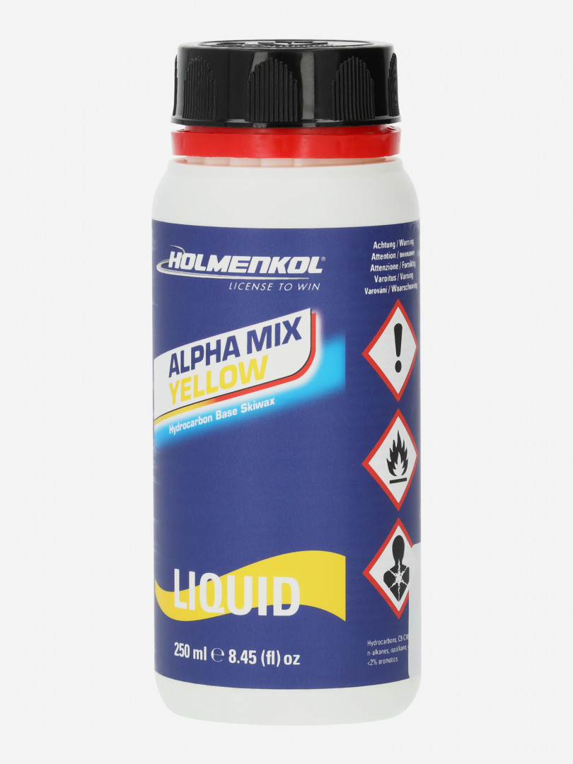 фото Мазь скольжения holmenkol alphamix yellow liquid, желтый