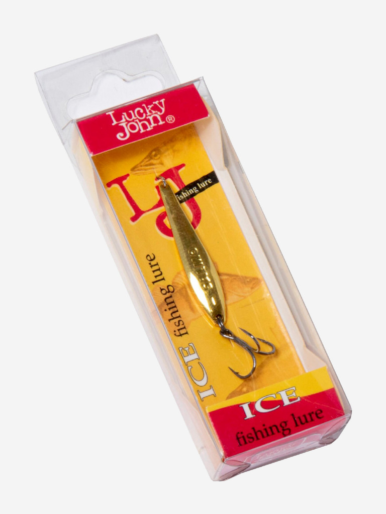 Блесна вертикальная зимняя Lucky John S-1 с тройником, вес 1.5 г