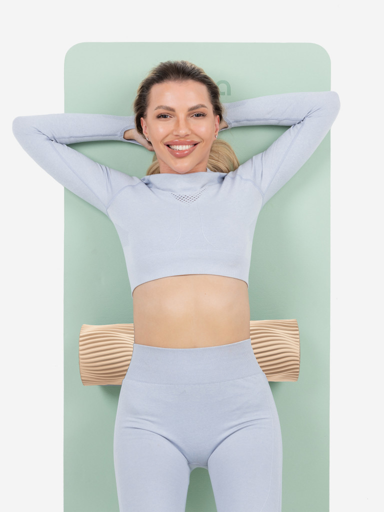 Валик для спины массажный Kama, 45x14 см