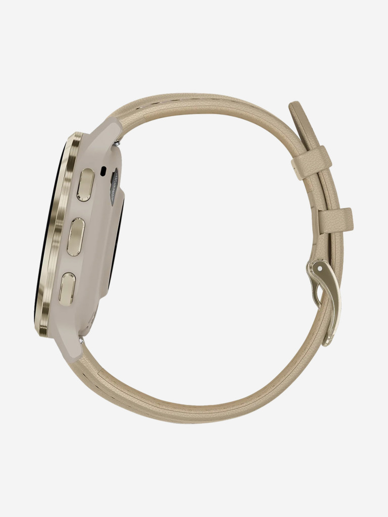 Спортивные часы Garmin Venu 3S Gray Soft Gold Leather