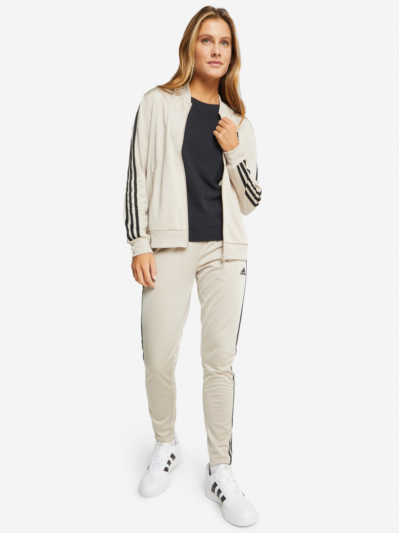 фото Костюм женский adidas, бежевый