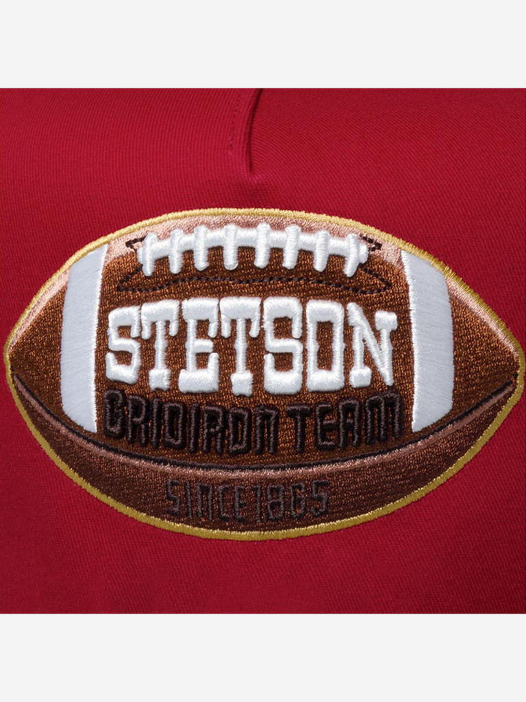 Бейсболка с сеточкой STETSON 7751178 TRUCKER CAP COLLEGE FOOTBALL (оливковый)