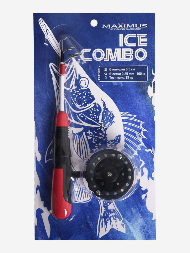 Зимняя удочка Maximus Ice Combo 183L 0,45м до 15гр с катушкой